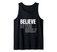 Believe in Yourself Mensaje Motivacional Camiseta sin Mangas