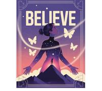 Believe in yourself - writing journal , ruled , paperback,standard color