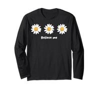 Believe me Daisy Plant Peace Love Smile Daisy Flower Manga Larga