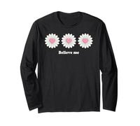 Believe me Daisy Plant Peace Love Smile Daisy Flower Manga Larga