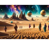 Believer 30 Piece Jigsaw Puzzles for Adults, Colourful, Challenging & Brainteasing Adult Puzzles 30 Pieces Desert, Fun jigsaws for The Whole Family 10x8 Inch