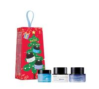 Belif Aqua Bomb Santa Moisturizer Kit |Kit de hidratación formato de viaje: crema cara, crema de ojos, máscara de noche. Trío perfecto, regalo coreano.