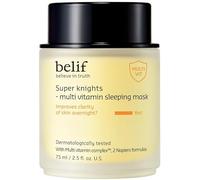 Belif Super Knights - Mascarilla nocturna multivitamínica | Tratamiento con vitaminas y niacinamida, hidrata, mejora luminosidad, K-Beauty (75ml)