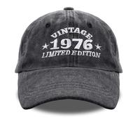 Belillpipi Regalos de 50 cumpleaños para hombres, gorra de béisbol de 50 cumpleaños, regalos de cumpleaños de 1976 para él, regalos de 50 para papá, marido, tío, hermano, amigos, género neutro