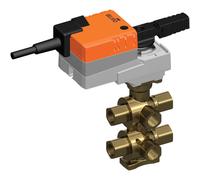Belimo Válvula Caracterizada de 6 Vías Rp1/2 Kvs1 24VAC/DC 90s KNX 5Nm IP54 R3015-1-1-B2/LR24A-KNX