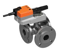 Belimo Válvula De Bola De 3 Vías DN40 Brida Kvs31 24VAC/DC 90s 2/3-Punto 20Nm IP54 SPDT R7040R-B3/SR24A-S