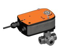 Belimo Válvula De Bola De 3 Vías G1-1/4 Kvs21 24VAC/DC Prueba De Fallos 75s 2-Punto 4Nm IP54 SPDT R520/LRF24-S