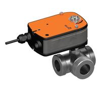 Belimo Válvula De Bola De 3 Vías G2 Kvs16 230VAC Prueba De Fallos NO 75s 2-Punto 4Nm IP54 R530/LRF230-O