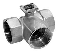 Belimo Válvula De Bola De 3 Vías Rp1-1/2 Kvs47 24VAC/DC 90s BACnet/Modbus 20Nm IP40 RJ12 R3040-BL4/SR24A-MOD-J6