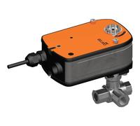 Belimo Válvula De Bola De 3 Vías Rp3/4 Kvs11 230VAC Prueba De Fallos 75s 2 Puntos 4Nm IP54 R3020-BL2/LRF230