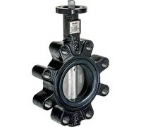 Belimo Válvula Mariposa DN80/PN16 Lug 24VAC/DC Modulación 2-10V GGG40 EPDM IP54 ISO 5211 150s 90Nm D680NL/DR24A-SR-5