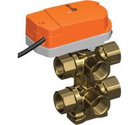 Belimo Válvula Modulante De 6 Vías Rp1/2 Kvs0.25 24VAC/DC 75s 2-10V 1Nm IP40 Terminal R3015-P25-P25-B1/CQ24A-SR-T