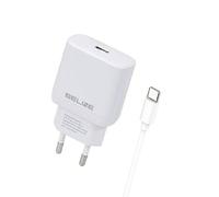 BELINE Ładowarka sieciowa 25w GAN USB-c + Kabel USB-c, biała Marca