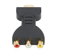 Belissy Adaptador HDMI a AV - HDMI a RGB para convertidor de componentes 1080P adaptador de sincronización de audio y vídeo