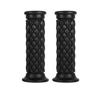 Belissy Moto Agarre Cubre Anti VibracióN Fundas de Agarre para Motocicleta 1 Par de 7/8" de 22 mm de Goma Universal Manillar de la Motocicleta Apretones de la Mano Extremo de la Barra Caliente Negro