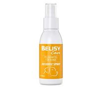 BELISY Spray para picor para perros, 100 ml, remedio contra el picor causado por los ácaros y la piel seca, cuidado de la piel y cuidado del pelo para mascotas, spray de cuidado con pantenol,