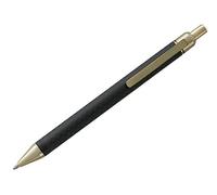Belius, BB223, Boligrafo Potsdam Negro y Dorado, Cuerpo Fibra Carbon, Tinta Gel Azul, Incluye Estuche