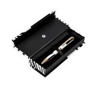 Belius BOLIGRAFO DUALITA CUERPO NEGRO COLOR BLANCO TINTA AZUL CAJA DE DISEÐO