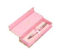 Belius BOLIGRAFO INK DREAMS ALUMINIO COLOR ROSA Y VERDE MATCHA PLATEADO FRASE INTERIOR TINTA AZUL CAJA DE DISEÐO