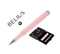 Roller y funda de similpiel belius space b color minimalista rosa tinta azul caja de diseño - BB283