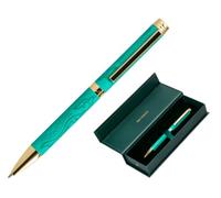 BELIUS Bolígrafo Roller Wild West Tinta Azul con caja de diseño (Verde)