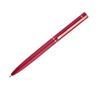 BELIUS Boligrafo Rose aluminio color burdeos y oro rosa con caja de diseño.
