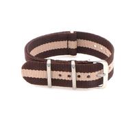 Belivceng Correa de reloj de tela de nailon con hebilla - Estilo militar 16 mm, 18 mm, 20 mm y 22 mm,Estilo BE,18 mm