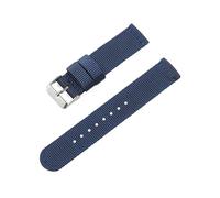 Belivceng Correa deportiva de nailon de liberación rápida - Estilo militar para hombre y mujer, 18 mm, 20 mm, 22 mm, 24 mm,Azul oscuro,20 mm