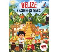 Belize Coloring Book for kids with facts