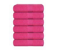 BELIZZI HOME Juego de 6 Toallas de Mano ultrasuaves de 16 x 28 Pulgadas, 100% algodón Hilado en Anillo, Toallas de Mano duraderas y Altamente absorbentes, Ideales para su Uso en baño, Cocina