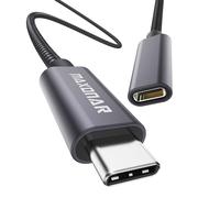 Belker Thunderbolt 3 Extender Tipo USB C Cable de extensión 2 m, Conector Hembra 5 GB/s M1 Mac Book i Pad Mini 6 6ª generación 8.3 Pulgadas 2021 i Pad Air 4 Galaxy S22 Tab S8 Pixel 6