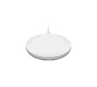 Belkin Base de Carga Inalámbrica de 10 W Boost Charge (Qi, iPhone 14/14 Plus, 13, Pro, Pro Max, Mini y Anteriores, Dispositivos de Samsung, Google y Otros, Adaptador de Corriente No Incluido), Blanco