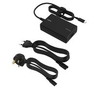 Belkin Adaptador de alimentación USB-C GAN de 100W Core Connect, Carga rápida, Power Delivery, 2 Cables de Corriente (UK y EU), para Consolas de Videojuegos, portátiles Windows, MacBook, Chromebook