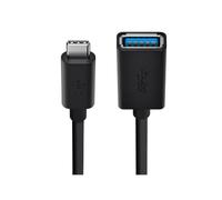 Belkin - Adaptador de USB-C a USB-A, Color Negro