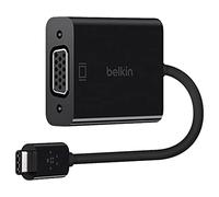 Belkin Adaptador de USB-C a VGA, Color Negro (Compatible con iPad Pro)