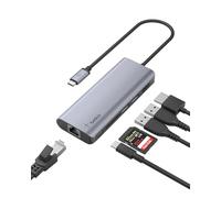 Belkin AVC008BTSGY base para portátil y replicador de puertos USB 3.2 Gen 1 (3.1 Gen 1) Type-C Negro, Gris