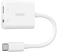 Belkin adaptador rockstar de audio de 3,5 mm + carga usb-c®, converti