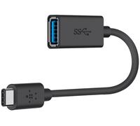BELKIN Adaptador USB-C a USB-A 3.0, 5Gb/s, carga de 3A