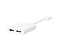 Belkin adaptador usb c rockstar de audio + carga usb-c, convertidor pa
