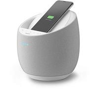 Belkin altavoz inteligente Hi-Fi + cargador inalámbrico SoundForm Elite (Alexa, Bluetooth, AirPlay2, Devialet), Blanco