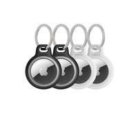 Belkin Apple AirTag - Soporte Reflectante Seguro con Llavero, Llavero AirTag, Soporte para AirTag, Accesorios para Llavero AirTag, Funda Reflectante y Resistente a los arañazos con Bordes elevados,