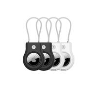 Belkin Apple AirTag - Soporte Seguro con Cable de Alambre, Funda AirTag Resistente a los arañazos con Sistema de Bloqueo de Llave Allen, Accesorio Protector de Llavero AirTag para Llaves, Equipaje,