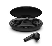 Belkin Auriculares inalámbricos, Cascos True Wireless Bluetooth SOUNDFORM Move Plus con Estuche de Carga inalámbrica, IPX5 de Resistencia al Sudor y el Agua, Graves potentes, iPhone, Android y Otros