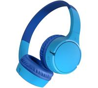Belkin auriculares inalámbricos para niños SoundForm Mini con micrófono, cascos supraaurales para la enseñanza en línea, la escuela y viajar, compatibles con iPhone, iPad, Galaxy y otros, azul