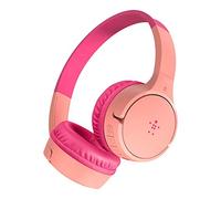 Belkin auriculares inalámbricos para niños SoundForm Mini con micrófono, cascos supraaurales para la enseñanza en línea, la escuela y viajar, compatibles con iPhone, iPad, Galaxy y otros, rosa