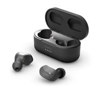 Belkin auriculares internos True Wireless SoundForm (Bluetooth, iPhone, Samsung y Google, controles táctiles, estuche de carga, aislamiento de ruido, resistentes al sudor), negros