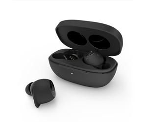Belkin auriculares True Wireless SoundForm Immerse, Hybrid ANC, carga inalámbrica, IPX5 de resistencia al sudor y el agua, funciones red Buscar de Apple y Enviar un Ping a mis Auriculares, negros