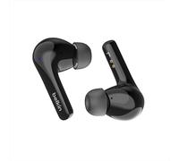 Belkin Auriculares True Wireless SoundForm Motion, cancelación de Ruido, Estuche de Carga inalámbrica, Dos micrófonos, Grado IPX5 de Resistencia al Agua y Bluetooth, Apple iPhone y Samsung - Negros