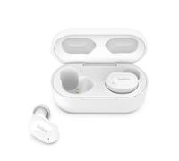 Belkin auriculares True Wireless SOUNDFORM Play preconfiguraciones de ecualización, certificación IPX5, 38 horas de autonomía, iPhone, Galaxy, y otros, blancos