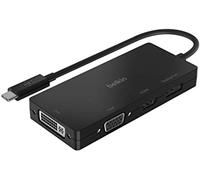 Belkin AVC003BTBK base para portátil y replicador de puertos Alámbrico USB 3.2 Gen 1 (3.1 Gen 1) Type-C Negro